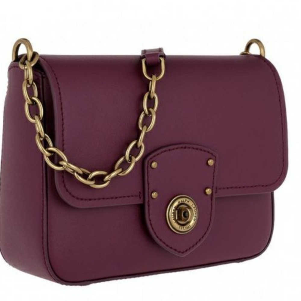 Ralph Lauren cross body bag, Merlot
